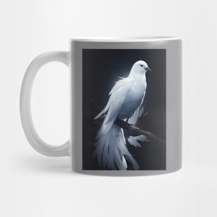 Fantasy White Pigeon Mug